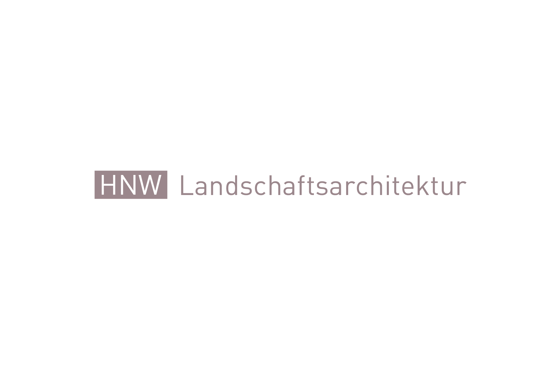 Logo HNW Landschaftsarchitektur